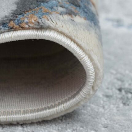 Covor Domino DS04B Gri/ Albastru - imagine 6