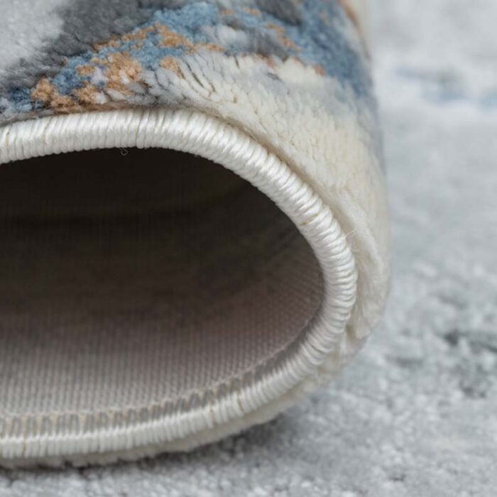 Covor Domino DS04B Gri/ Albastru - imagine 6