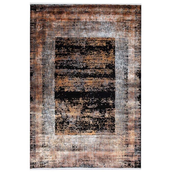 Covor Babil BX09A Negru/ Gri/ Aramiu - imagine 2