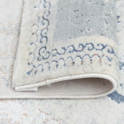 Covor Domino DS02B Gri/ Albastru - imagine 7