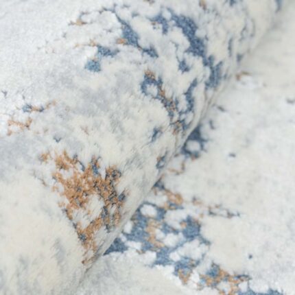 Covor Domino DS02B Gri/ Albastru - imagine 5