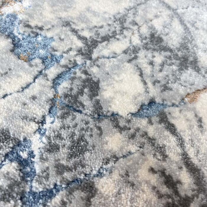 Covor Domino DS03 Gri/ Albastru - imagine 4