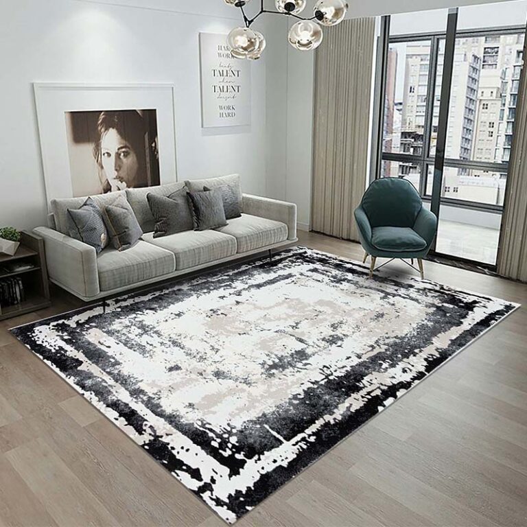 Covor Modern Rose 897 NEGRU