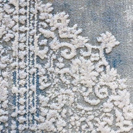 Covor Lootus L012H Gri/Turcoaz - imagine 4