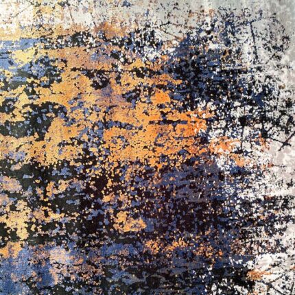 Covor Babil BX05 Gri/Albastru/Auriu - imagine 5