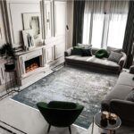 Covor Ikon IK03C Greige/Gri/Verde