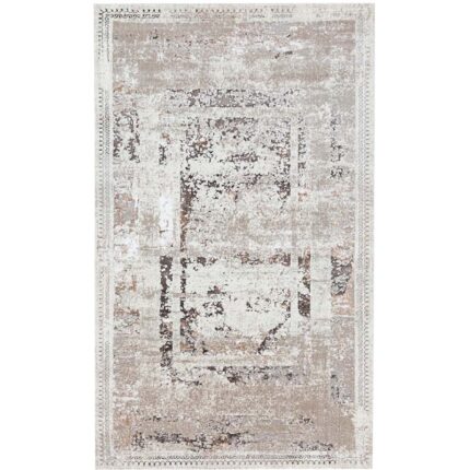 Covor Domino DS02 Bej/ Maro - imagine 2