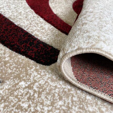 Covor Geometric SULTAN 36713A Bej/ Rosu - imagine 4