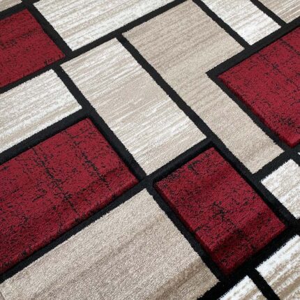 Covor Geometric SULTAN 37003A Rosu/Bej - imagine 4