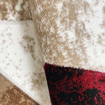 Covor Geometric SULTAN 38500A Maro/Rosu - imagine 5