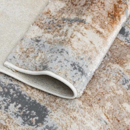 Covor Modern EFES cod: HE854 Cream/ Auriu - imagine 5