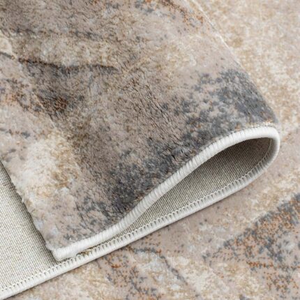 Covor Modern EFES cod: HE856 Cream/ Auriu - imagine 3