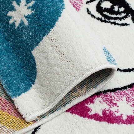 Covor pentru copii Polyanna cod: G5570 Alb/ Roz - imagine 7