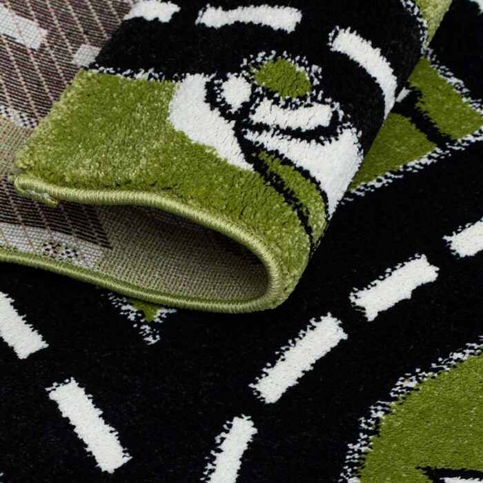 Covor pentru copii Polyanna cod: G5790 Negru/ Verde - imagine 5