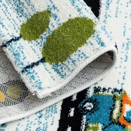 Covor pentru copii Polyanna cod: G6400 Alb/ Albastru - imagine 6