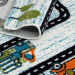 Covor pentru copii Polyanna cod: G6400 Alb/ Albastru - imagine 4