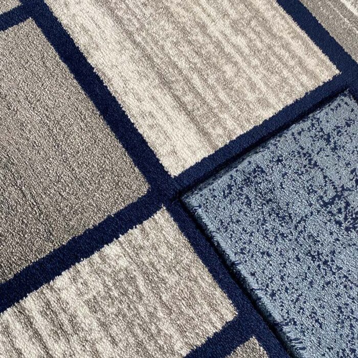 Covor Geometric SULTAN 37003A Gri/ Albastru - imagine 4