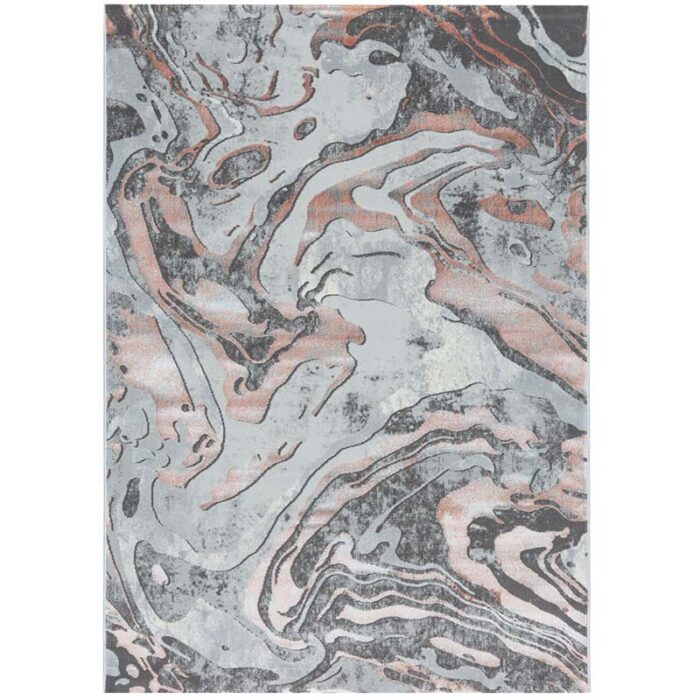 Covor Modern EFES cod: G6262 Gri/ Roz - imagine 2