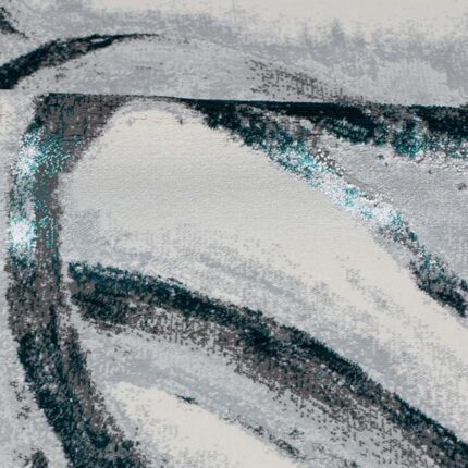 Covor Modern EFES cod: HE776 Gri/ Verde - imagine 3