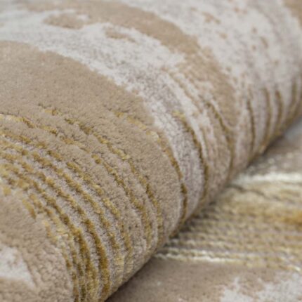 Covor Modern EFES cod: HE778 Bej/ Auriu - imagine 5