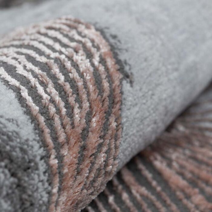 HE778 ROZ 3 Covor Modern EFES cod: HE778 Gri/ Roz - imagine 5