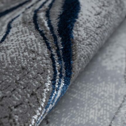 Covor Modern EFES cod: HE780 Gri/ Albastru - imagine 5
