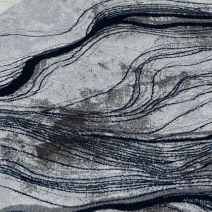 Covor Modern EFES cod: HE780 Gri/ Albastru - imagine 7