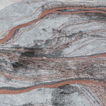 Covor Modern EFES cod: HE780 Gri/ Roz - imagine 5