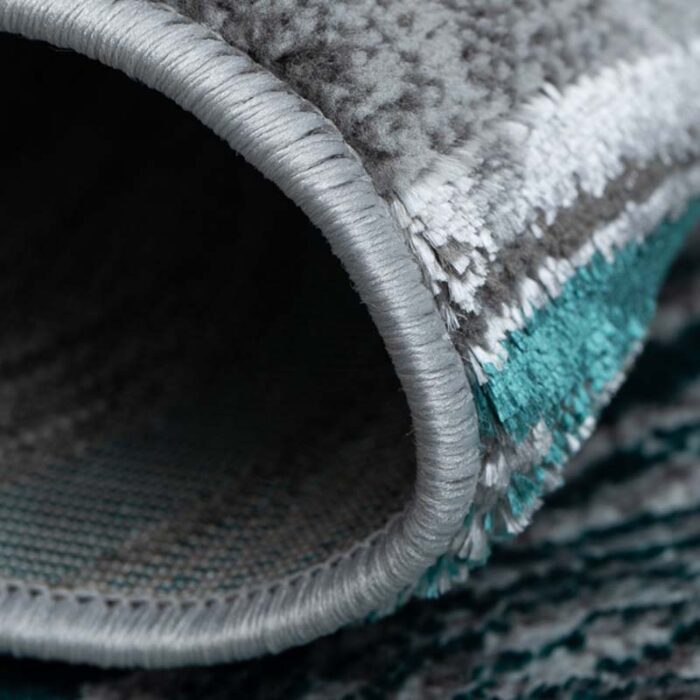 Covor Modern EFES cod: HE780 Gri/ Verde - imagine 5