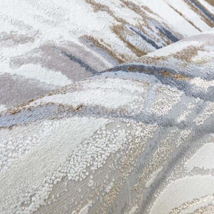 Covor Modern EFES cod: HE796 Bej/ Auriu - imagine 4