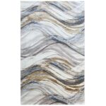 Covor Modern EFES cod: HE796 Bej/ Auriu - imagine 2