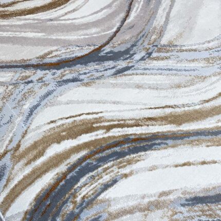 Covor Modern EFES cod: HE796 Bej/ Auriu - imagine 8