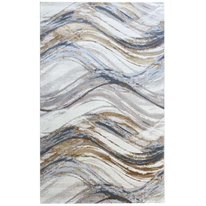 Covor Modern EFES cod: HE796 Bej/ Auriu - imagine 2