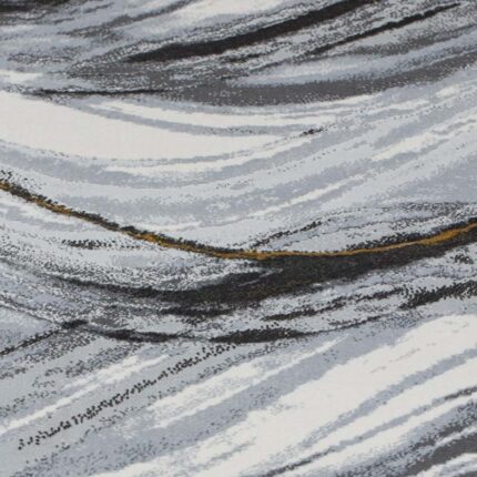 Covor Modern EFES cod: HE796 Gri/ Mustar - imagine 3