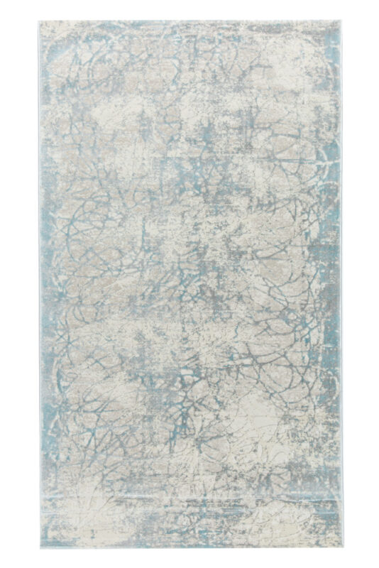 Covor living Rose 38724A Albastru-Gri