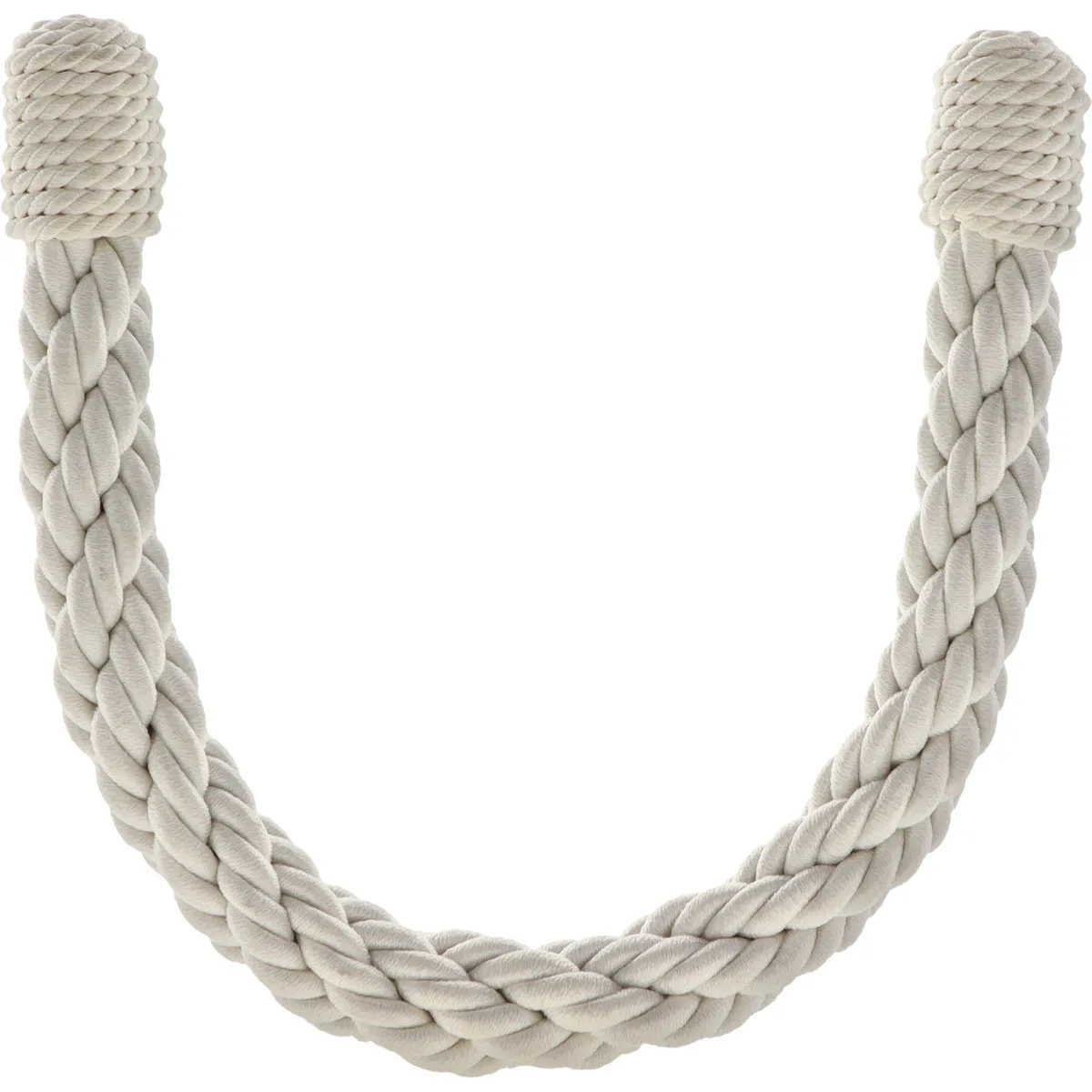 250501 ȘNUR PRINDERE DRAPERIE ȘI PERDELE/ CORDON POLY CONTIS / ALB COMPOZITIE POLYESTER - imagine 1