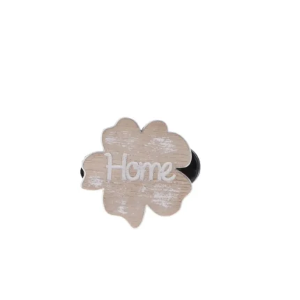 CLEMĂ DECORATIVĂ PERDELE ȘI DRAPERII/ SET CLIP LEMN HOME / NATURAL, COMPOZITIE LEMN