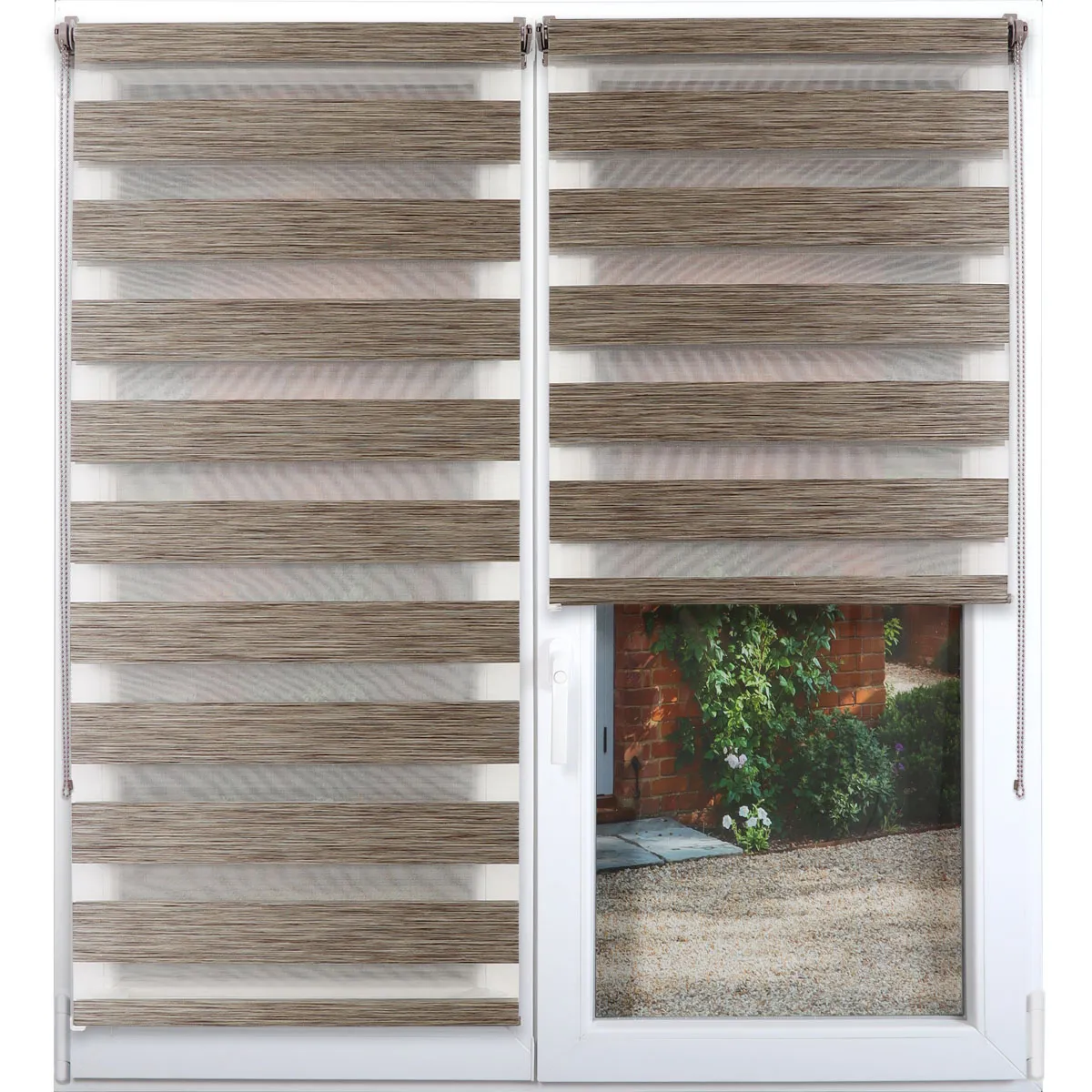 352590180906 RULOU ZEBRA 90X180 CM – MARO/AURIU COMPOZIȚIE POLYESTER | JALUZELE - imagine 1