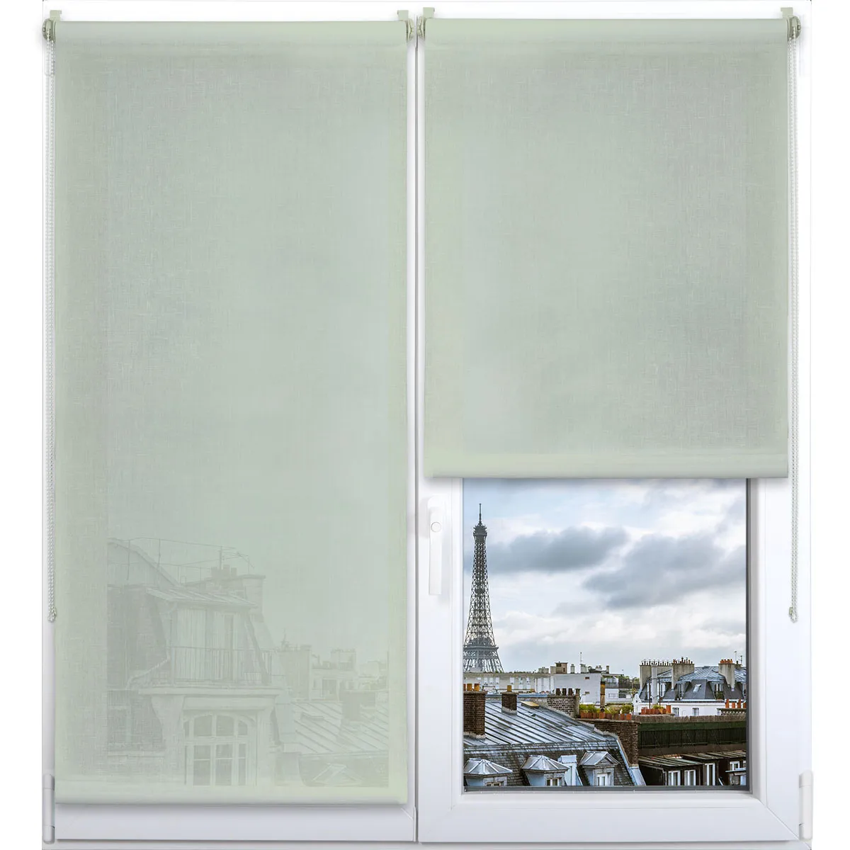 35294518059 RULOU TEXTIL 45X180 CM – VERDE MENTA COMPOZIȚIE POLYESTER | JALUZELE - imagine 1