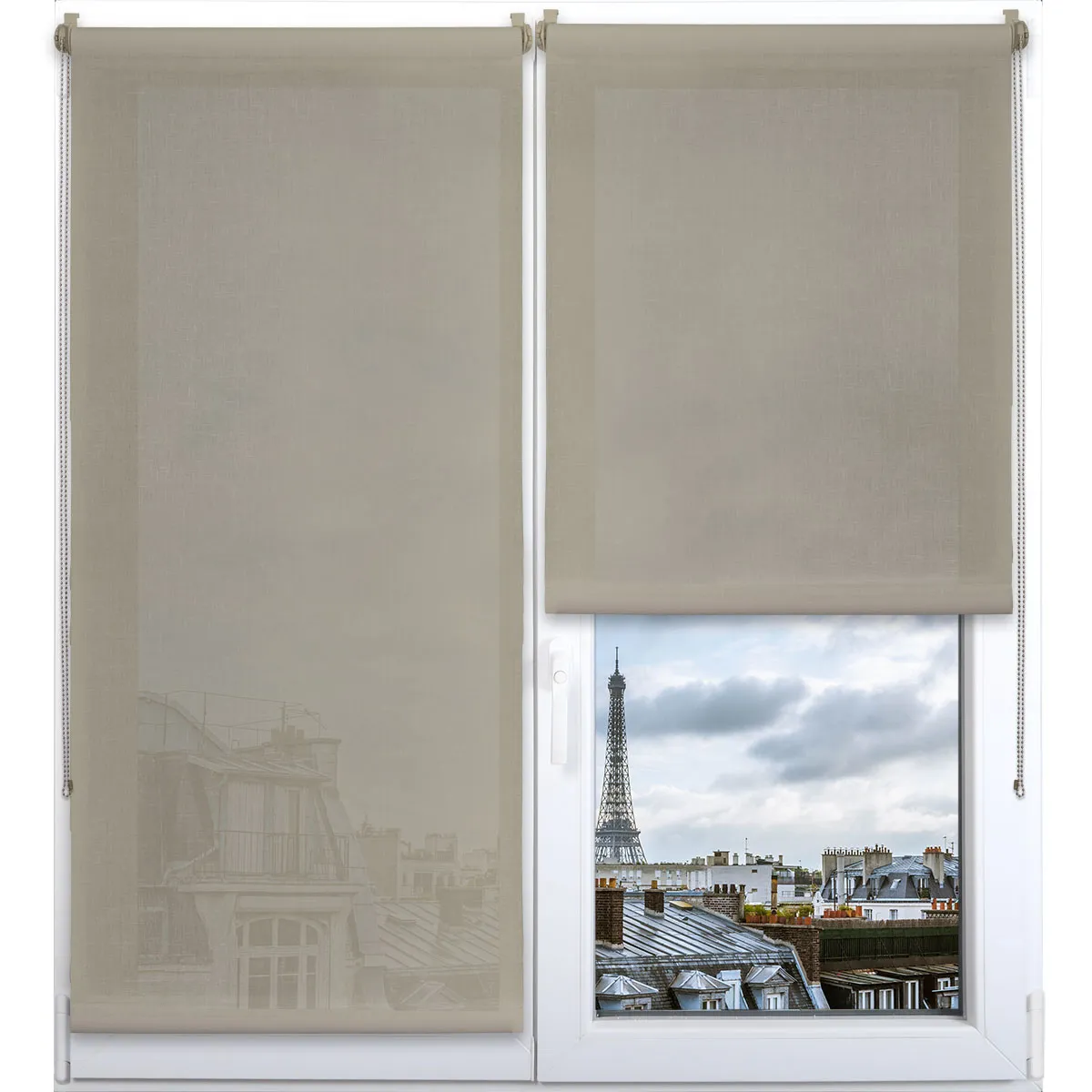 35294518063 RULOU TEXTIL 45X180 CM – GREIGE COMPOZIȚIE POLYESTER | JALUZELE - imagine 1