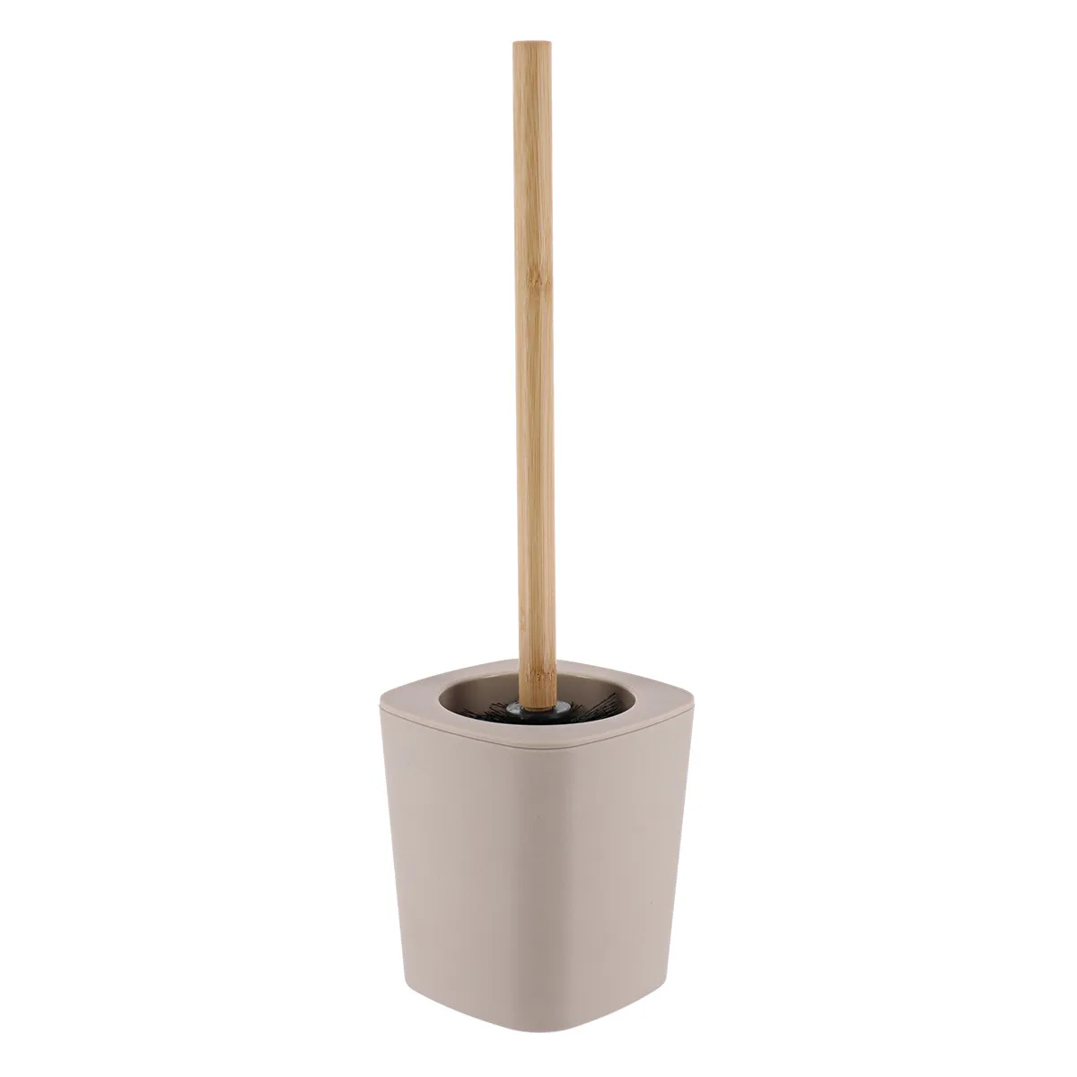 66110161 PERIE DE TOALETĂ ABS BAMBOO – BEJ COMPOZIȚIE BAMBUS + ABS - imagine 1