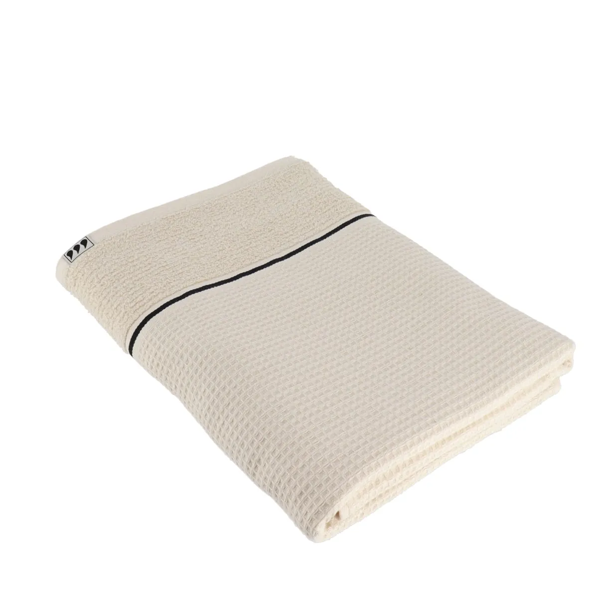 7044161 PROSOP DE BAIE 70X130 CM 100% BUMBAC WAFFLE – CREM | PROSOAPE BAIE CORP - imagine 1