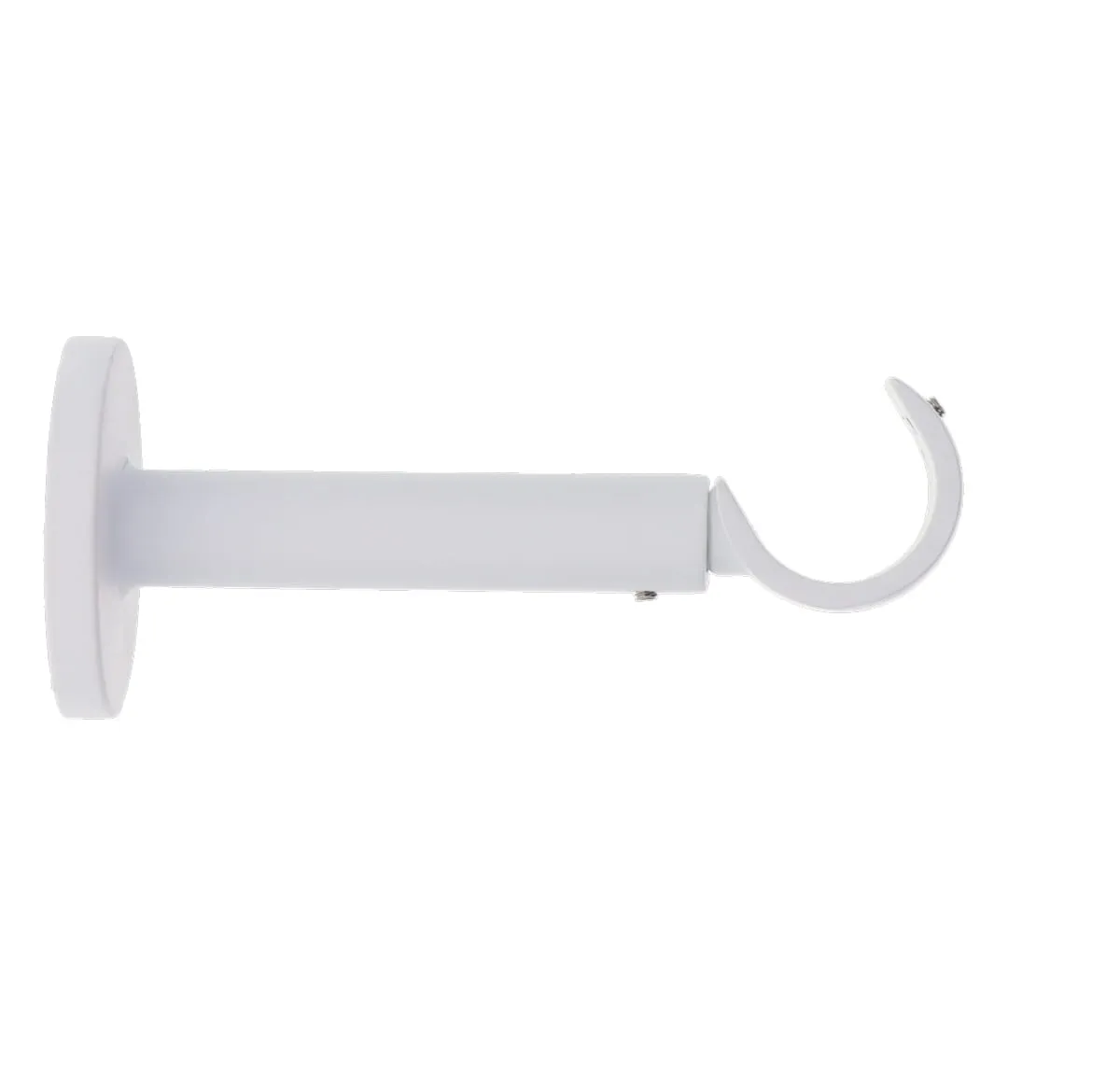 7238108 CONSOLĂ GALERIE SIMPLĂ DESCHISĂ EXT FI28/11.5 CM – ALB MAT COMPOZIȚIE FIER FORJAT - imagine 1