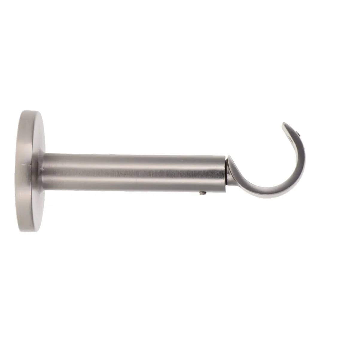 723893 CONSOLĂ GALERIE SIMPLĂ DESCHISĂ EXT FI28/11.5 CM – ARGINTIU MAT COMPOZIȚIE FIER FORJAT - imagine 1