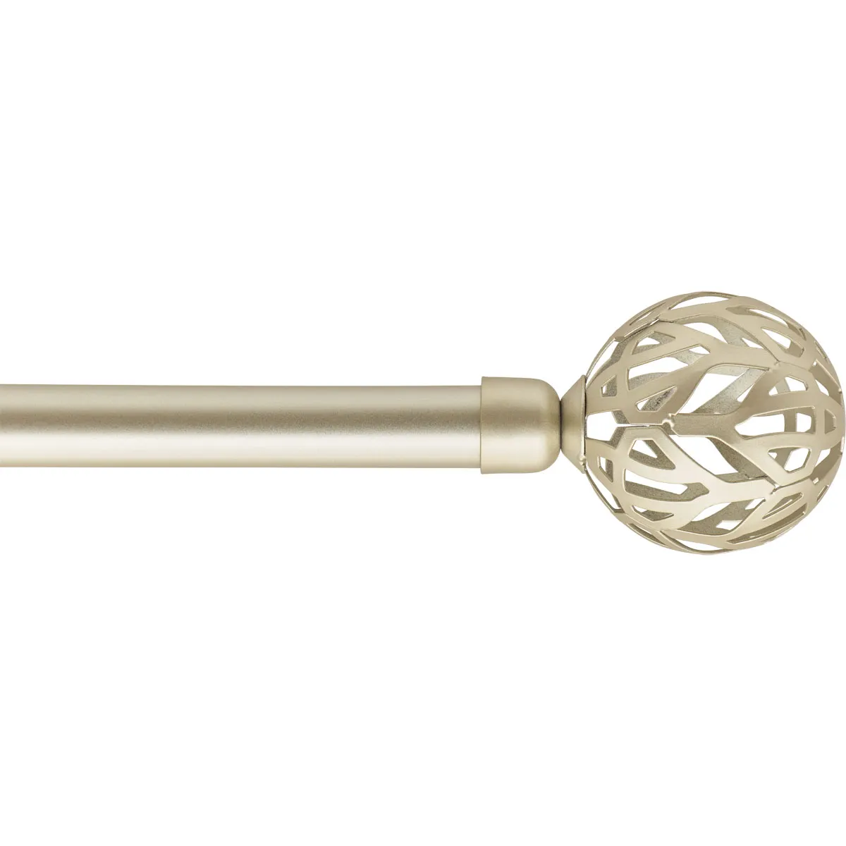 75064120980 GALERIE PERDEA SIMPLA EXT 120-210 CM/FI19/VINTAGE – AURIU MAT MATERIAL FIER FORJAT - imagine 1