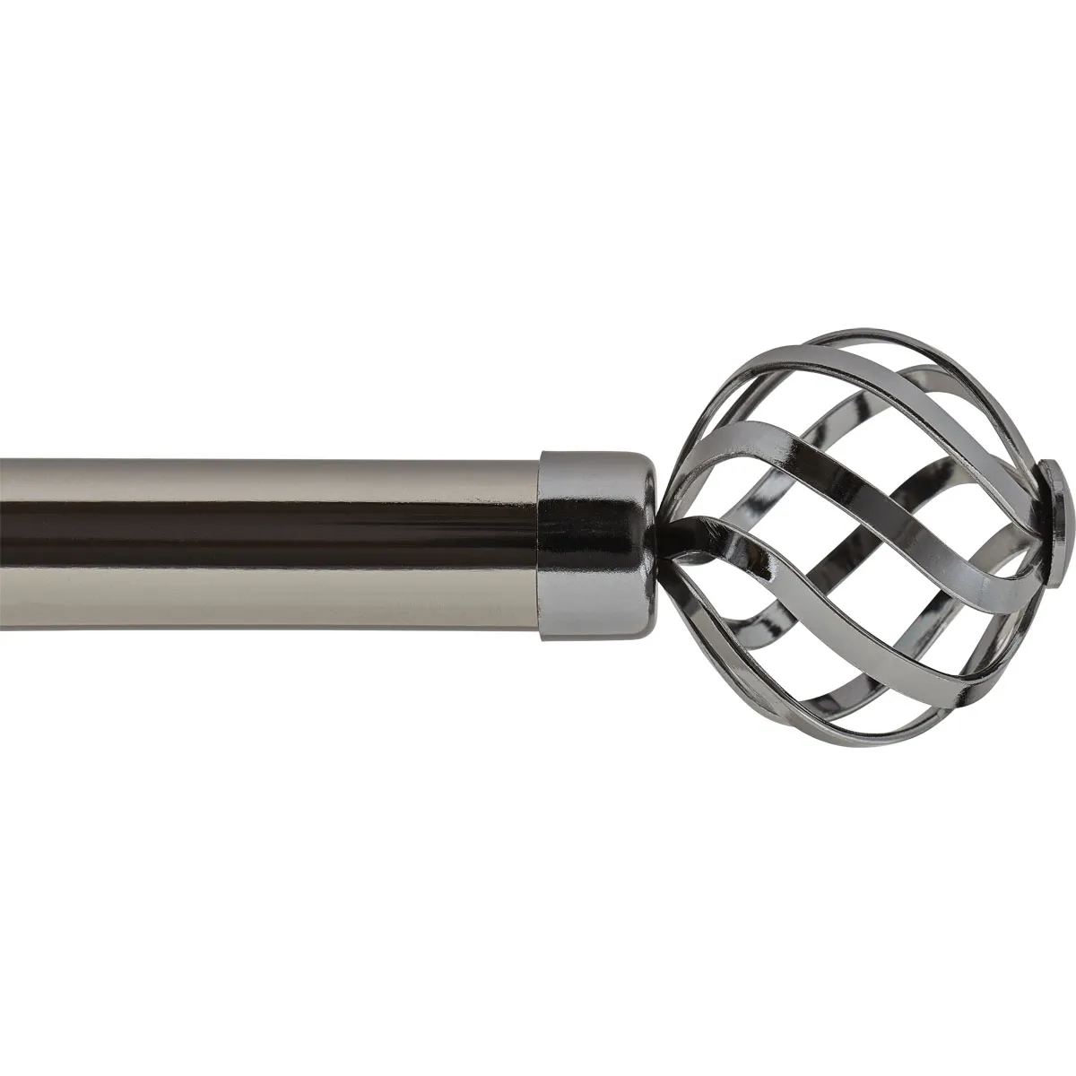 7620210991 GALERIE PERDEA SIMPLA EXT 210-380 CM/FI28/FLORENCE – GRAFIT MATERIAL FIER FORJAT - imagine 1