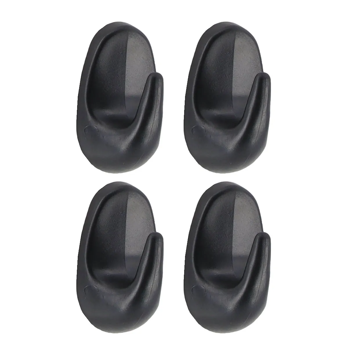 9041103 CÂRLIG X4 PVC OVAL – NEGRU | CUIERE BAIE - imagine 1