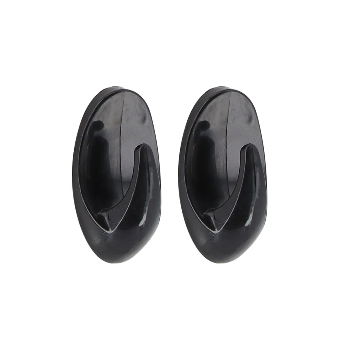 9042103 CÂRLIG X2 PVC OVAL – NEGRU | CUIERE BAIE - imagine 1