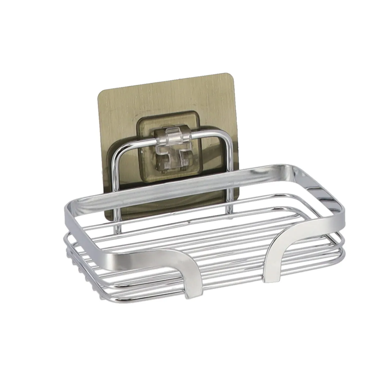 9101699 SĂPUNIERA CU ADEZIV OTEL INOX - CROM - imagine 1