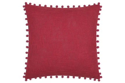 Pernă decorativă Sanchez 40X40 cm, culoare roșu, 100% bumbac - imagine 3